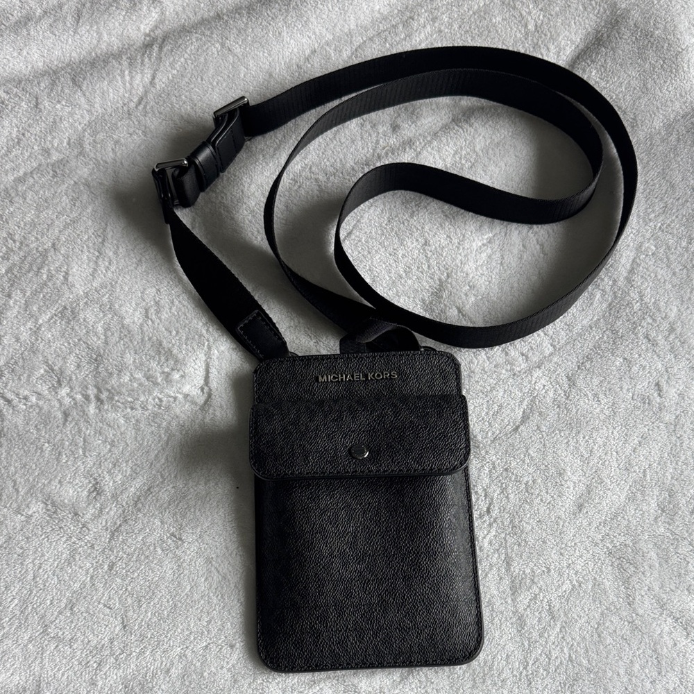 Michael Kors Black Belt Bag Unisex